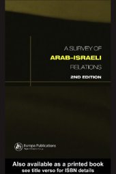 book A Survey of Arab-Israeli Relations