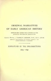 book Narratives of the Insurrections 1675-1690