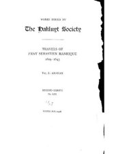 book Travels of Fray Sebastien Manrique 1629-1643. Vol. I : Arakan