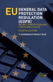 book EU GENERAL DATA PROTECTION REGULATION (GDPR) - AN IMPLEMENTATION AND COMPLIANCE GUIDE.