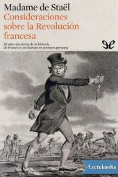 book Consideraciones sobre la Revolución francesa