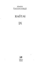 book Raštai, t. 9