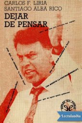 book Dejar de pensar