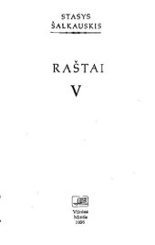 book Raštai, t. 5