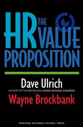 book The HR Value Proposition