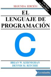 book El lenguaje de programación C