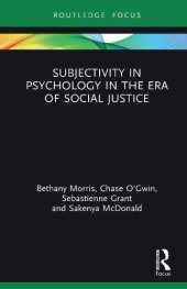 book Subjectivity in Psychology in the Era of Social Justice