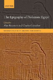 book The Epigraphy of Ptolemaic Egypt