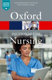 book A Dictionary of Nursing