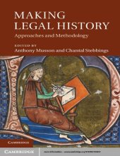 book Making Legal History: Approaches and Methodologies