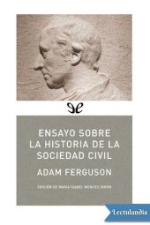 book Ensayo sobre la historia de la sociedad civil