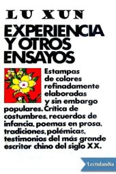 book Experiencia y otros ensayos