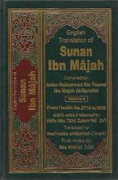 book Sunan Ibn Majah Volume 4