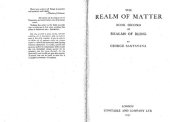 book The Realm of Matter - Book Second of Realms of Being