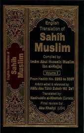 book Sahih Muslim Volume 3