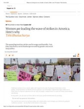 book Women are leading the wave of strikes in America. Here's why.