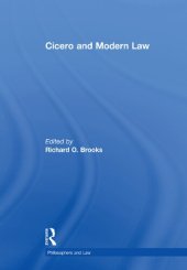 book Cicero and Modern Law (Philosophers and Law)