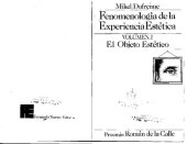 book Fenomenologia de La Experiencia Estética, vol. 01