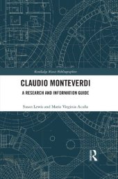 book Claudio Monteverdi: A Research and Information Guide