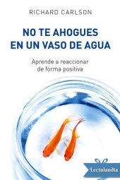 book No te ahogues en un vaso de agua