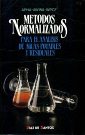 book MÉTODOS NORMALIZADOS Para el análisis de aguas potables y residuales