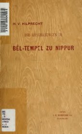 book Die Ausgrabungen im Bel-Tempel zu Nippur