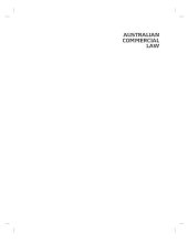 book Australian Commercial Law