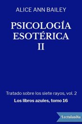 book Psicología esotérica II