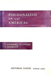 book Psicoanálisis en las Américas