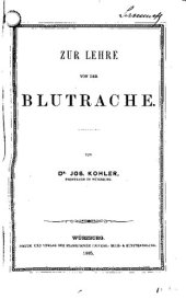 book Zur Lehre von der Blutrache