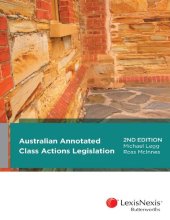 book Australian annotated class actions legislation