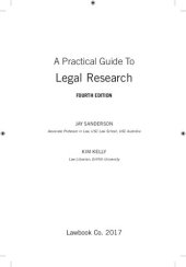 book A practical guide to legal research