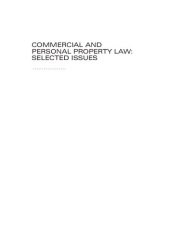 book Commercial and personal property law : selected issues