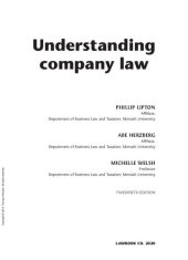 book Understanding company law