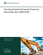 book The annotated Personal Property Securities Act 2009 (Cth)