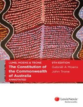 book Lumb, Moens & Trone, the constitution of the Commonwealth of Australia annotated