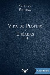 book Vida de Plotino - Enéadas I-II