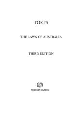 book Torts : the laws of Australia