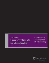 book Jacobs' law of trusts in Australia