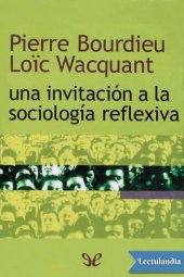 book Una invitación a la sociología reflexiva