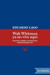 book Walt Whitman ya no vive aquí