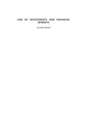 book Law of investments and financial markets