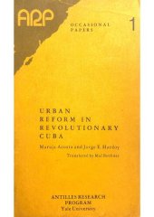 book Urban Reform in Revolutionary Cuba