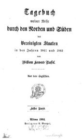 book Tagebuch meiner Reise durch den Norden und Süden der Vereinigten Staaten in den Jahren 1861 und 1862