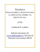 book Teodicea. Ensayos sobre la bondad de Dios, la libertad del hombre y el origen del mal