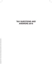 book Tax Questions & Answers 2018.