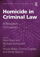 book Homicide in Criminal Law: A Research Companion