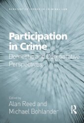 book Participation in Crime: Domestic and Comparative Perspectives