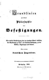 book Grundlinien zu einer Philosophie der Befestigungen