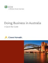 book Doing business in Australia : a quick tax guide.